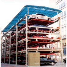 intelligent automatic vertical car parking system with alarm device